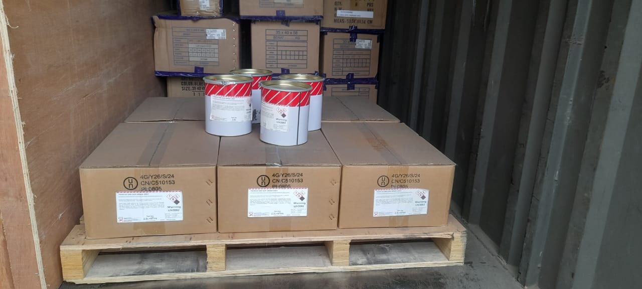 Pengiriman material Polysulphide Joint Floor Sealant Fosroc, Thioflex 600